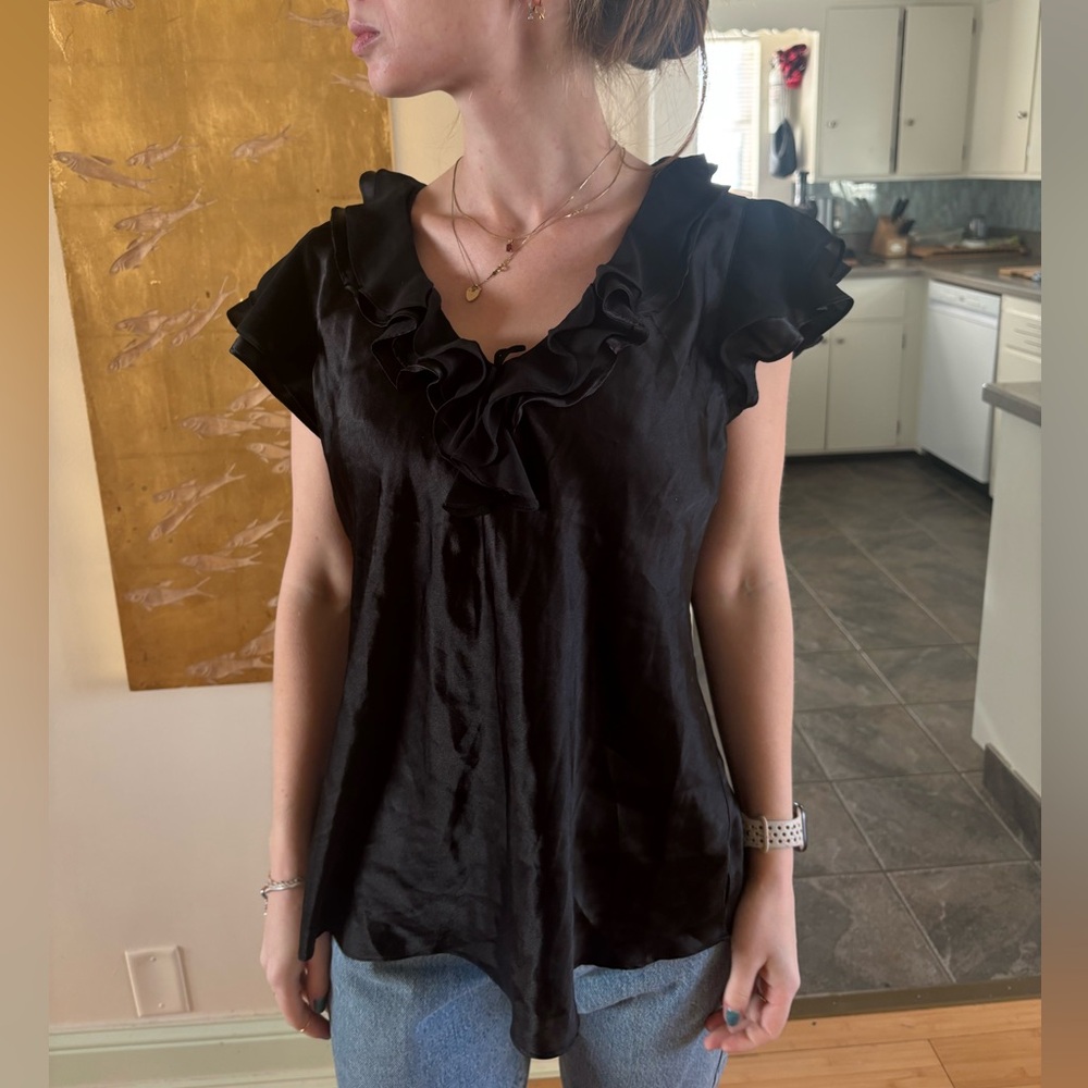 Oscar de la Renta black top
